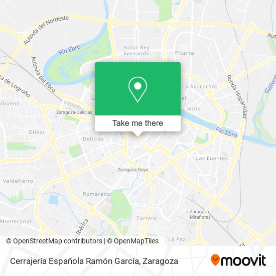 Cerrajería Española Ramón García map