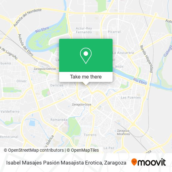 Isabel Masajes Pasión Masajista Erotica map