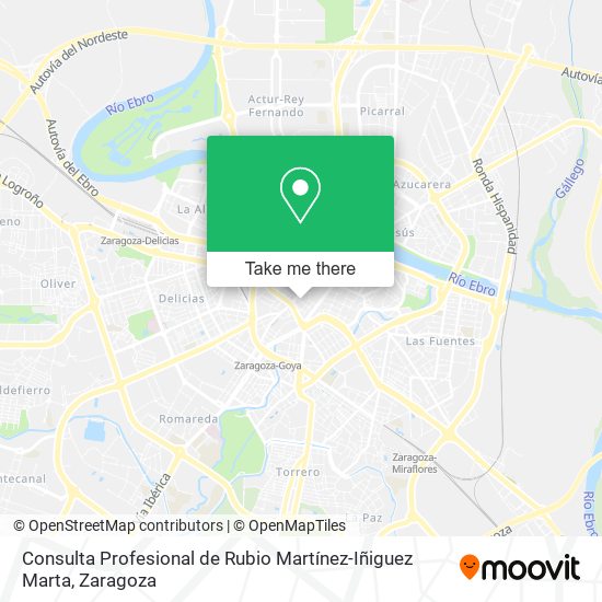 Consulta Profesional de Rubio Martínez-Iñiguez Marta map