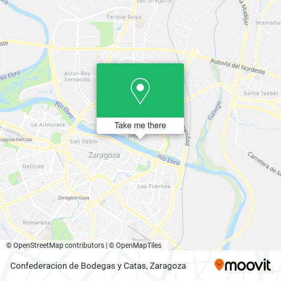 Confederacion de Bodegas y Catas map