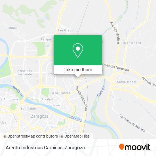 Arento Industrias Cárnicas map