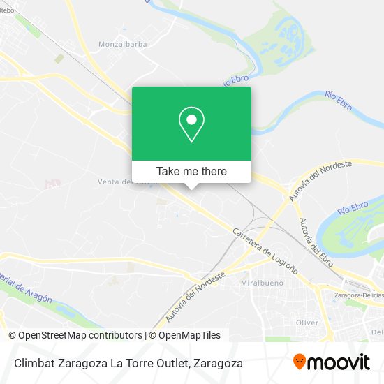 Climbat Zaragoza La Torre Outlet map