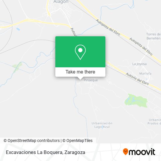 Excavaciones La Boquera map