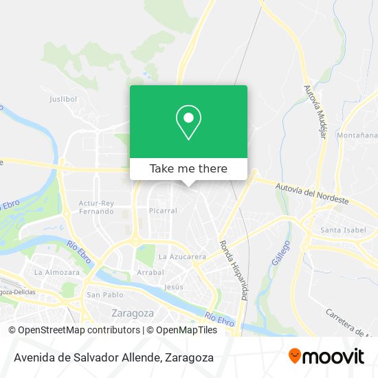 Avenida de Salvador Allende map