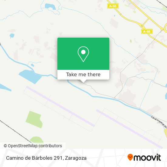 Camino de Bárboles 291 map