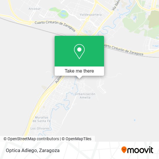 Optica Adiego map