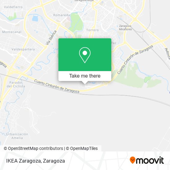 IKEA Zaragoza map