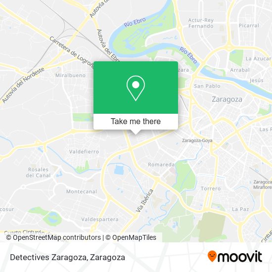 Detectives Zaragoza map