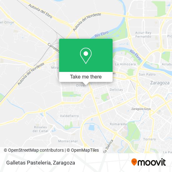 Galletas Pastelería map