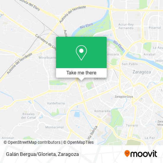Galán Bergua/Glorieta map