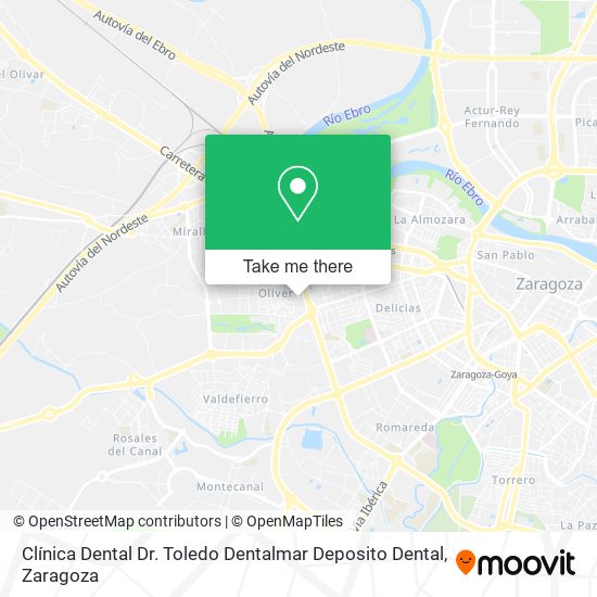 Clínica Dental Dr. Toledo Dentalmar Deposito Dental map
