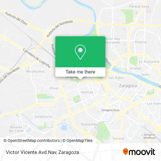 Victor Vicente Avd.Nav map