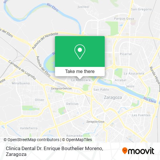 Clinica Dental Dr. Enrique Bouthelier Moreno map