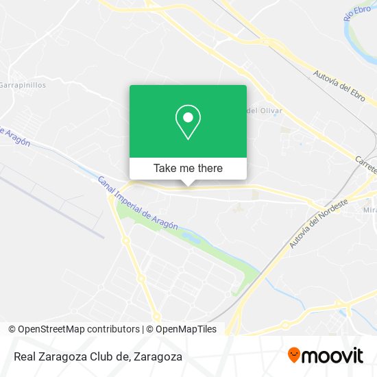 Real Zaragoza Club de map