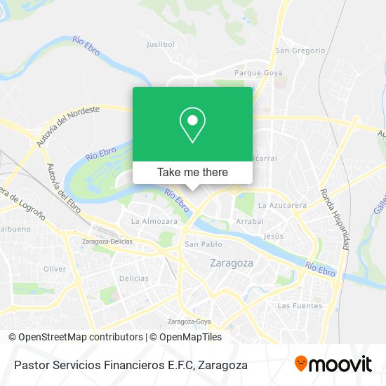 Pastor Servicios Financieros E.F.C map