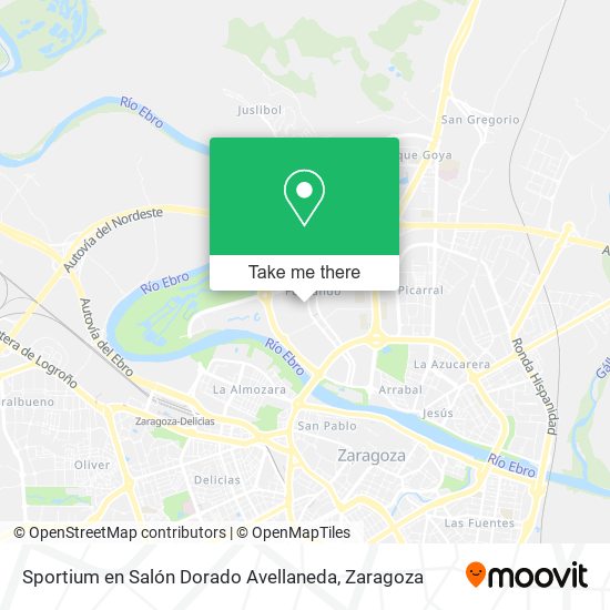 Sportium en Salón Dorado Avellaneda map