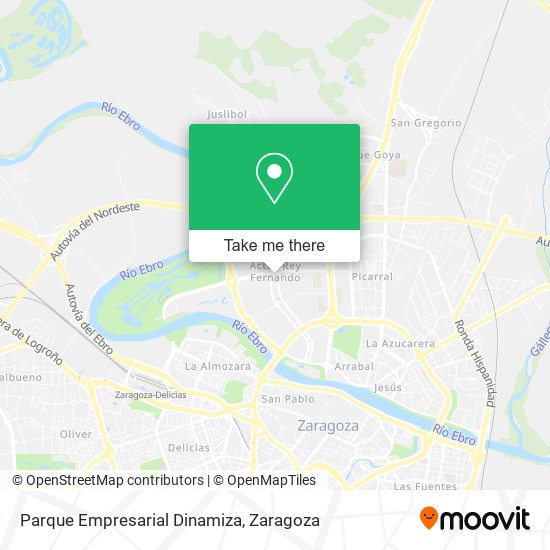 Parque Empresarial Dinamiza map