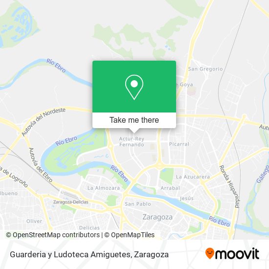 mapa Guarderia y Ludoteca Amiguetes