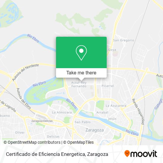 Certificado de Eficiencia Energetica map