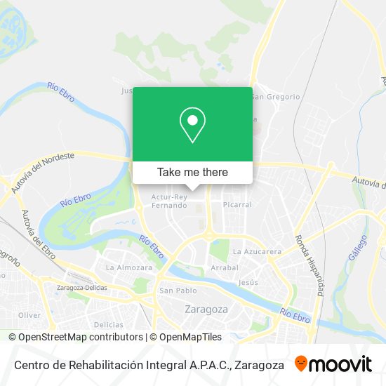 Centro de Rehabilitación Integral A.P.A.C. map