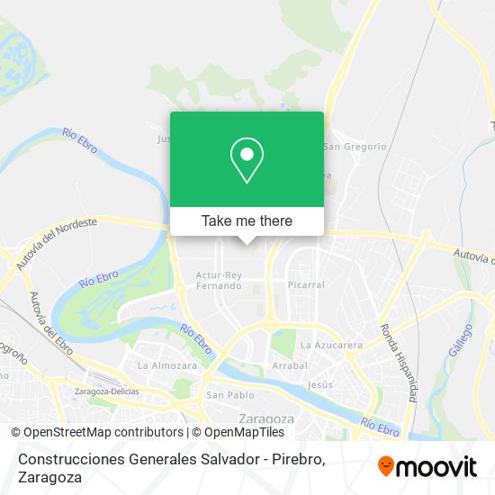 mapa Construcciones Generales Salvador - Pirebro