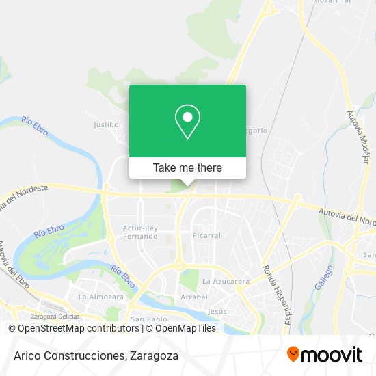 Arico Construcciones map