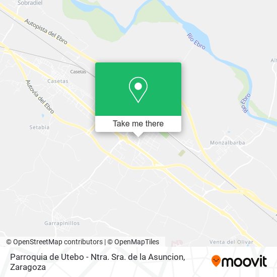 Parroquia de Utebo - Ntra. Sra. de la Asuncion map