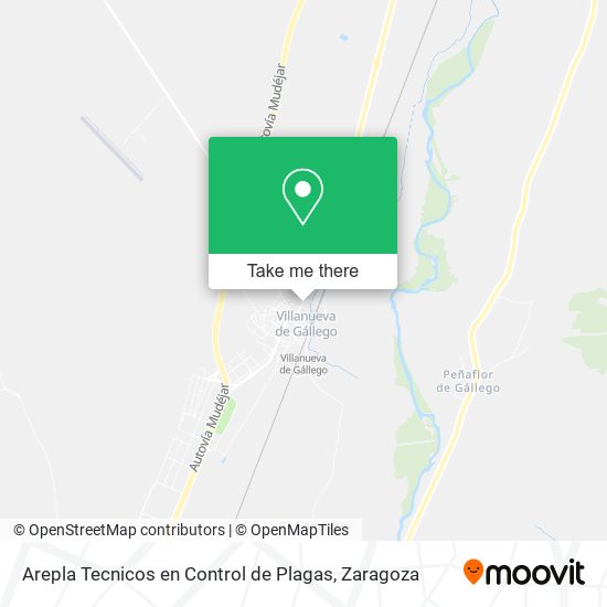 Arepla Tecnicos en Control de Plagas map