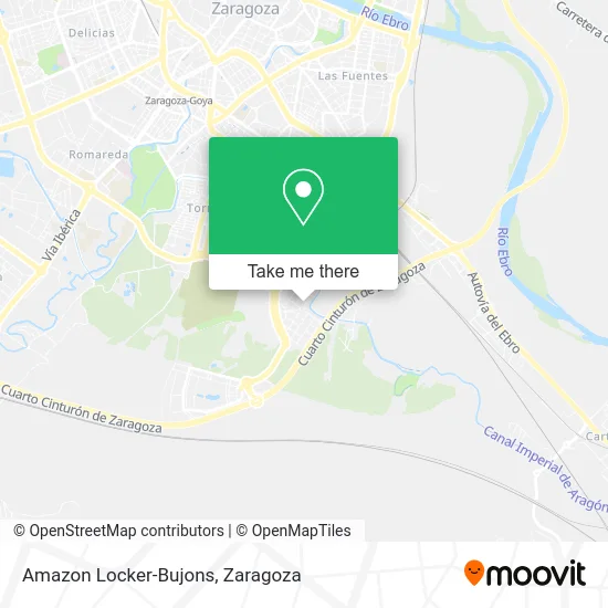 Amazon Locker-Bujons map