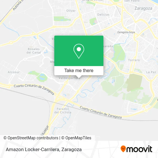 Amazon Locker-Carrilera map