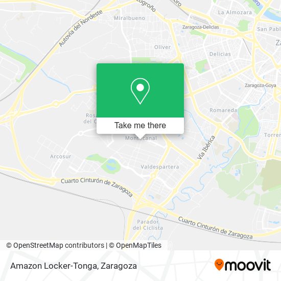 Amazon Locker-Tonga map