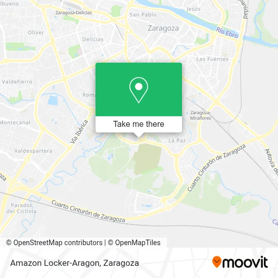 Amazon Locker-Aragon map