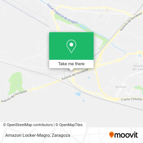 Amazon Locker-Magro map