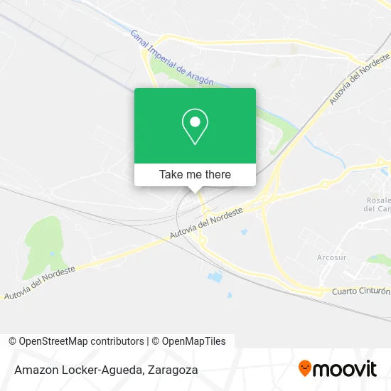 Amazon Locker-Agueda map