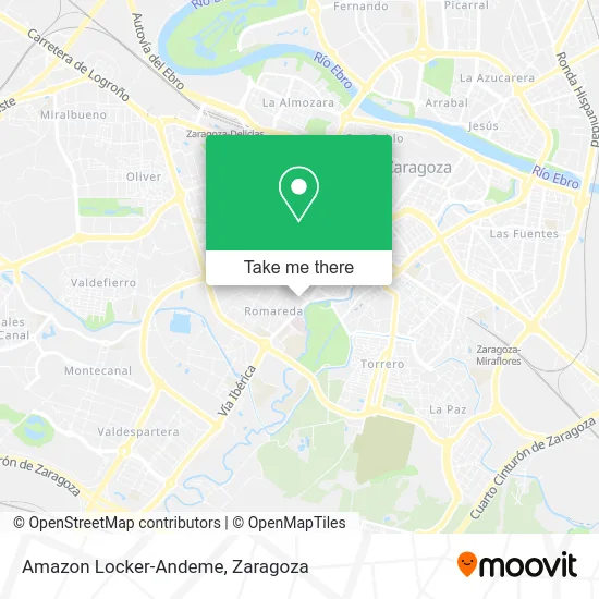 Amazon Locker-Andeme map