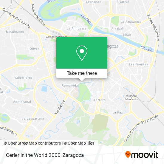 Cerler in the World 2000 map