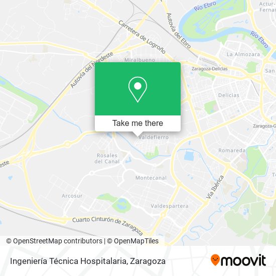 Ingeniería Técnica Hospitalaria map