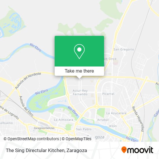 The Sing Directular Kitchen map