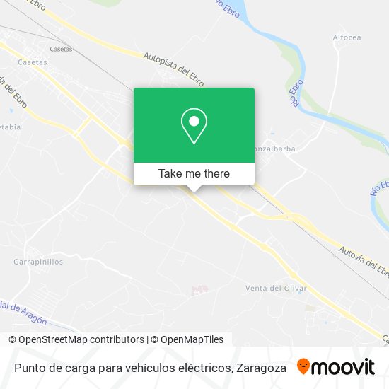 Punto de carga para vehículos eléctricos map
