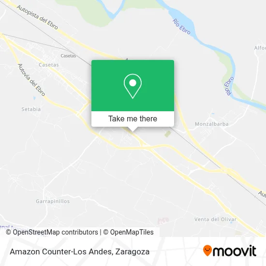 Amazon Counter-Los Andes map