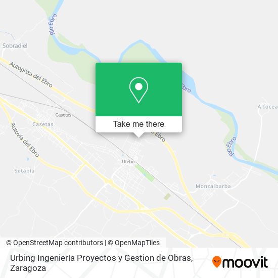 Urbing Ingeniería Proyectos y Gestion de Obras map