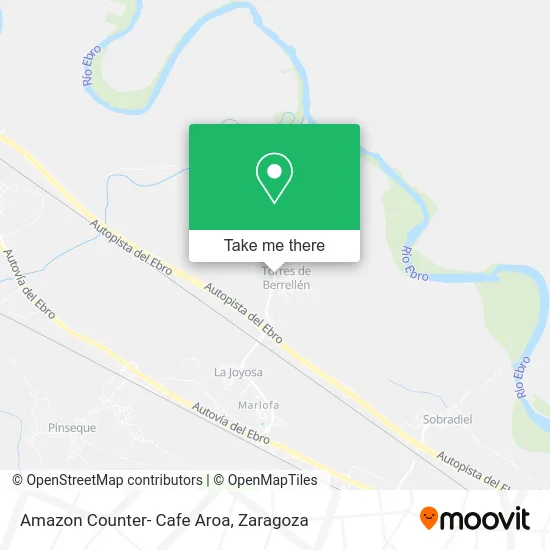 Amazon Counter- Cafe Aroa map