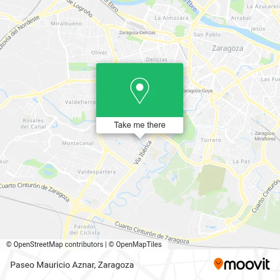 Paseo Mauricio Aznar map