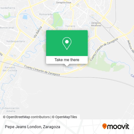 mapa Pepe Jeans London
