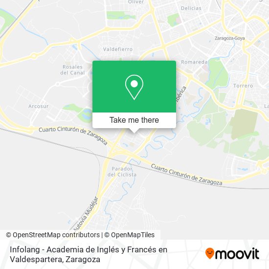 Infolang - Academia de Inglés y Francés en Valdespartera map