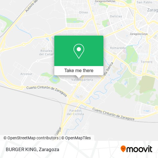 BURGER KING map