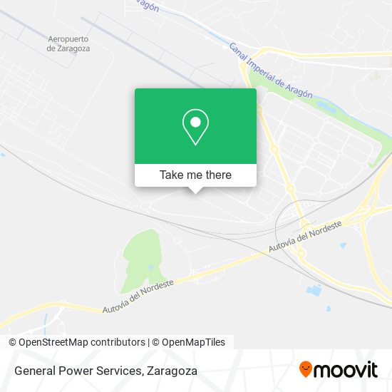 General Power Services map
