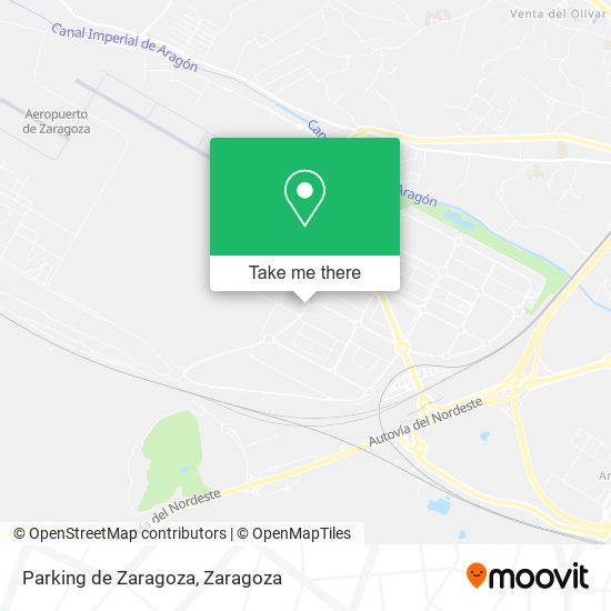 mapa Parking de Zaragoza