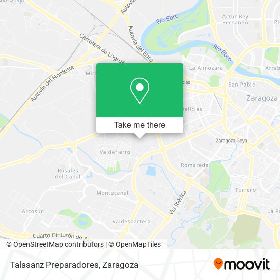 Talasanz Preparadores map