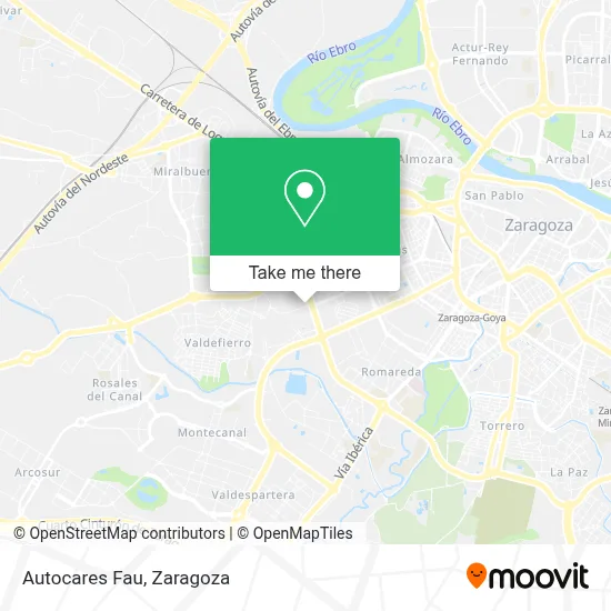 Autocares Fau map